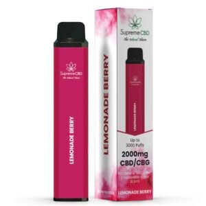CBD Disposable Vape - Lemonade Berry (2000mg)